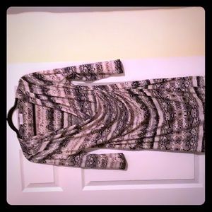 Calvin Klein size M draped dress 3/4 sleeves